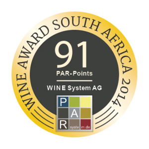 PAR Wine Award South Africa 2014 Medaille - 91 PAR Points